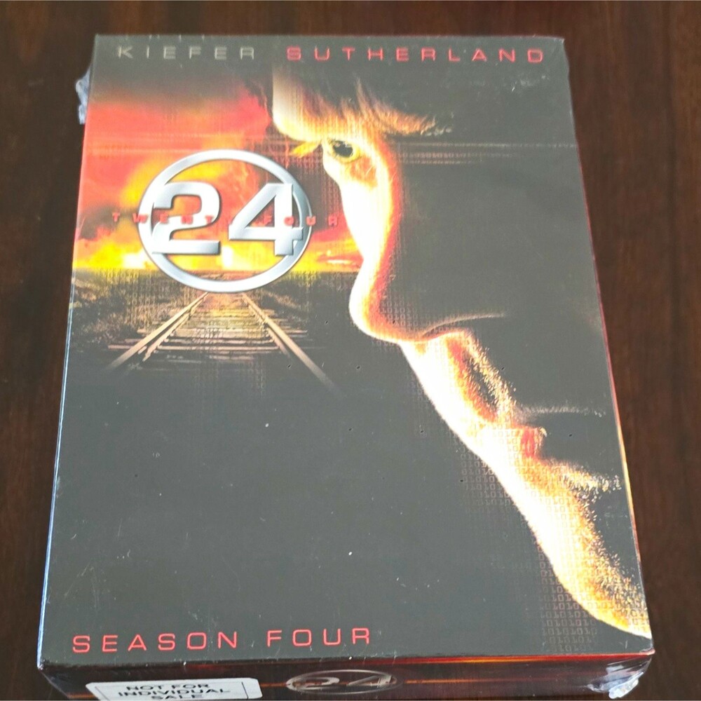 24 Season 4 DVD Box Set NR 2005 Kiefer Sutherland Widescreen Captioned Sealed